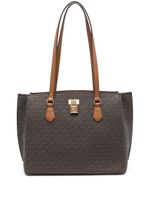 Michael Michael Kors sac cabas à motif monogrammé - Marron