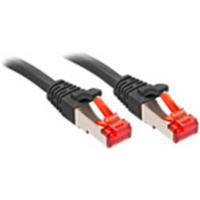 LINDY 47776 RJ45 Netwerkkabel, patchkabel CAT 6 S/FTP 0.50 m Zwart 1 stuk(s) - thumbnail