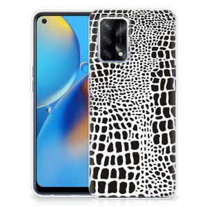 OPPO A74 4G TPU Hoesje Slangenprint