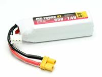 Red Power Modelbouw accupack (LiPo) 7.4V 650mAh 25C Softcase XT30