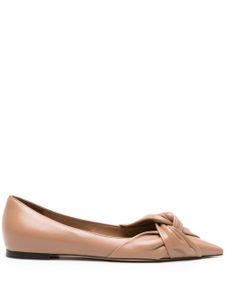 Jimmy Choo ballerines Hedera en cuir - Tons neutres