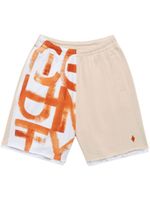 Marcelo Burlon County of Milan short de sport County Brush - Tons neutres - thumbnail