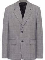 Prada single-breasted wool jacket - Gris - thumbnail