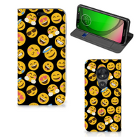 Motorola Moto G7 Play Hoesje met Magneet Emoji