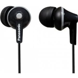 Panasonic RP-HJE125E-K hoofdtelefoon/headset Hoofdtelefoons In-ear 3,5mm-connector Zwart