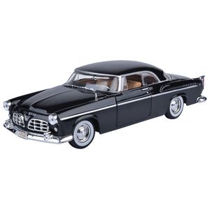 Modelauto Chrysler C300 1955 zwart schaal 1:24/23 x 8 x 6 cm   -