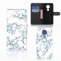 Motorola Moto G7 Power Uniek Hoesje Blossom White - thumbnail