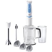 Braun 4191-MQ5260WHBL Staafmixer 1000 W Met maatbeker, Met mixbeker, Turbofunctie Wit-blauw - thumbnail