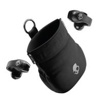 Skullcandy Push 720 Open Wireless Open Ear Bluetooth Earbuds, Koptelefoon, Waterproof, Clip-On Lichtgewicht Design, Accuduur van 30 uur, Draadloos Oplaadetui, Microfoon voor iPhone Android - Zwart