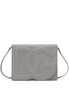 Dolce & Gabbana sac à bandoulière à logo DG - Gris