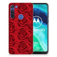 Motorola Moto G8 TPU Case Red Roses