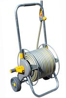 60 m gemonteerde metalen slangwagen met 30 m slang voor professionals