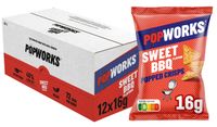 Chips Popworks Sweet BBQ 16gr - thumbnail