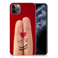 Apple iPhone 11 Pro Max Silicone Back Cover Liefde - Origineel Romantisch Cadeau