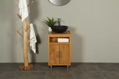 Houten badmeubel 50 cm Raung teakhout Houten badmeubel 50 cm Raung teakhout