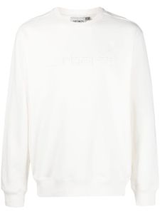 Carhartt WIP pull en coton à logo brodé - Blanc