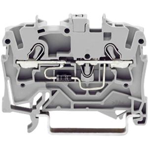 WAGO 2002-1211/1000-410 Diodeklem 5.20 mm Spanveer Toewijzing: L Grijs 1 stuk(s)