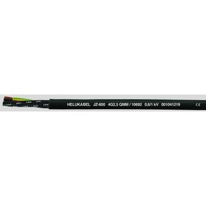 Helukabel JZ-600 Stuurstroomkabel 12 G 0.75 mm² Zwart 10597-1000 1000 m