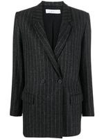 IRO blazer à fines rayures - Gris