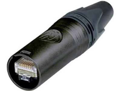 Neutrik etherCon connector NE8MX6-B-T Stekker, recht Aantal polen (sensoren) 8P8C Zwart 1 stuk(s)