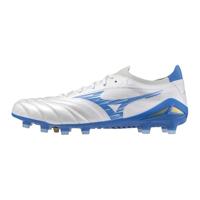 Mizuno Morelia IV Elite Firm Ground voetbalschoenen voor heren, Wit Laser Blauw, 41 EU