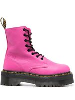 Dr. Martens bottines Jadon en cuir à plateforme - Rose