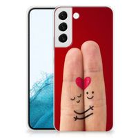 Samsung Galaxy S22 Plus Silicone Back Cover Liefde - Origineel Romantisch Cadeau - thumbnail