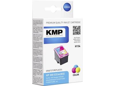 KMP Inkt vervangt HP 300 Compatibel Cyaan, Magenta, Geel H134 1710,4840