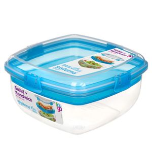 Sistema TO GO - Salad + Sandwich Lunchbox - 1.630 ml Blauw