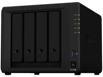 Synology DiskStation DS420+ data-opslag-server NAS Desktop Ethernet LAN Zwart J4025