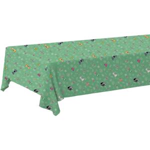 Woezel En Pip Tafelkleed groen (1,3x1,8m)