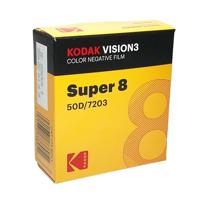 KODAK Vision3 Super 8mm negatieffolie 7203 50D