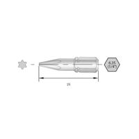 Bernstein Tools for Electronics 6-TX06-25 Torx-bit HRC-staal Hooggelegeerd C 6.3 6 stuk(s) - thumbnail