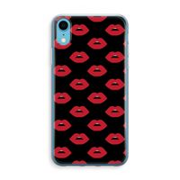 Lips: iPhone XR Transparant Hoesje