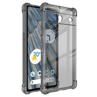 Imak Drop-Proof Google Pixel 7a TPU Case - Doorzichtig Zwart