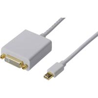 Digitus AK-340406-001-W DisplayPort / DVI Adapter [1x Mini-DisplayPort stekker - 1x DVI-bus 24+5-polig] Wit 15.00 cm - thumbnail