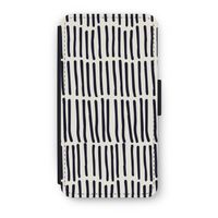 Moroccan stripes: iPhone X Flip Hoesje - thumbnail