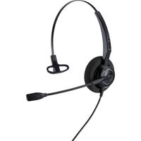 Alcatel-Lucent Enterprise AH 11 U On Ear headset Telefoon Kabel Mono Zwart Ruisonderdrukking (microfoon) - thumbnail