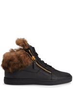 Giuseppe Zanotti baskets Nicki en cuir - Noir