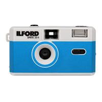 Ilford Sprite 35-II Camera, blauw en zilver