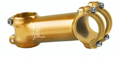 M-Wave stuurpen voorbouw vast 28,57/100/31,8 mm 7° goud