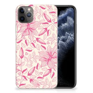 Apple iPhone 11 Pro Max TPU Case Pink Flowers