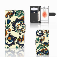 Wallet Case Apple iPhone 5 | 5s | SE Barok Flower - thumbnail