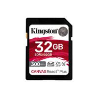 Kingston 32 GB Canvas React Plus UHS-II U3 V90 SDHC Full HD/4K/8K