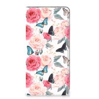 OPPO A17 Smart Cover Butterfly Roses - thumbnail