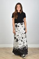 Zimmermann maxi rok Pop Bias Midi met bloemendetail wit - thumbnail