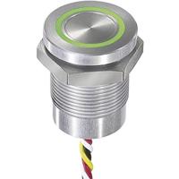 APEM CPB2110000NGSC drukschakelaar, 12 V, 0,2 A, herinneringsfunctie, groen, rood, IP68, IP69K, 1 stuk