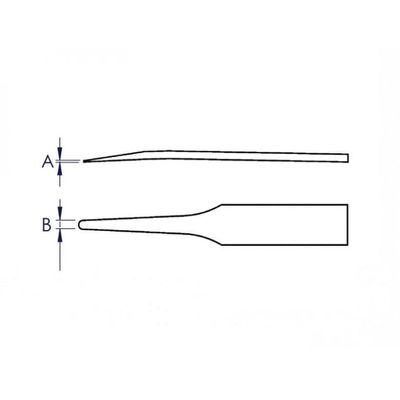 Knipex 92 09 01 ESD Pincet ESD 1 stuks Stomp 115 mm
