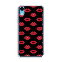 Lips: iPhone XR Transparant Hoesje