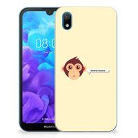 Huawei Y5 (2019) Telefoonhoesje met Naam Monkey - thumbnail